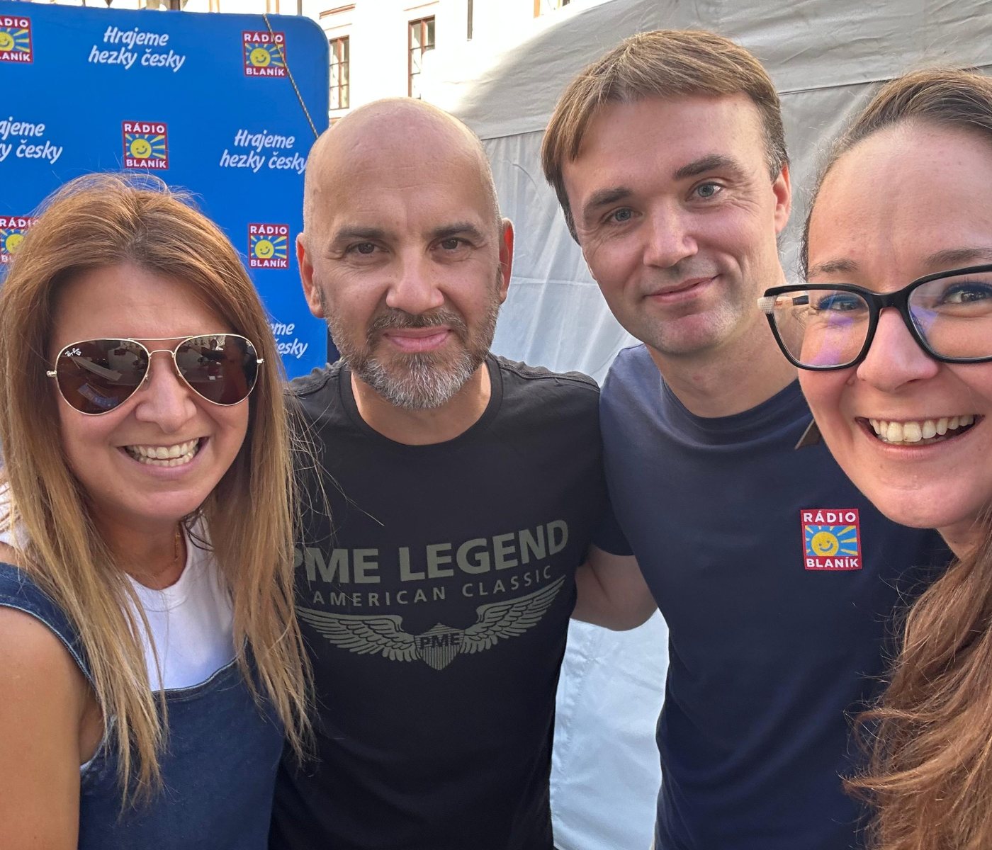 Společná fotka s Igorem Timkem z kapely No Name